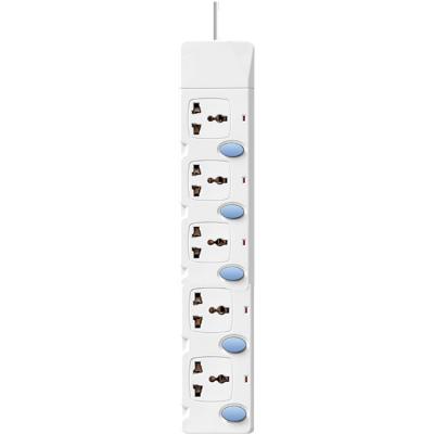 China UK/US/EU/Au Plug Factory Direct Sale Power Strip Surge Protector With Outlets 13AC Power Strip With Switches 5 Feet For UK/US/EU/Au Plug for sale