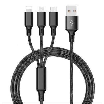 China Factory Direct Selling 3A Fast Charging MP3/MP4 Player /Power Bank /Earphone USB For Phone Cable Compatible Micro USB Apple Micro USB Type-C for sale