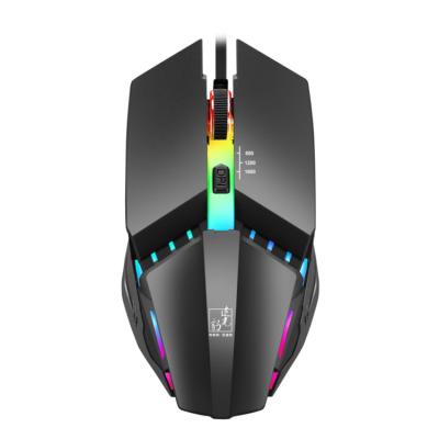 China 2021 Hot Selling Gaming Universal Custom Logo OEM Wired Mouse Computer Wired Gaming Mouse With RGB Wired Gaming Mouse Backlight Modes for sale