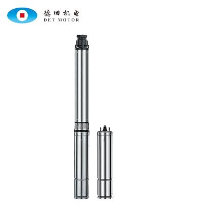 China Pump for 1.5HP Shallow Well Deep Well Motor / Borehole Water Submersible Motor Well Pump for sale