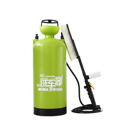 China LRS-16 8L Convenientwater Energy Saving Plastic Suction Car High Pressure Washer With Brush for sale