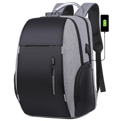 China With USB Sniper New Style USB Computer Bag 15.6 Inch Logo Waterproof Casual Men Outdoor Custom Sports Backpack With Password Lock for sale