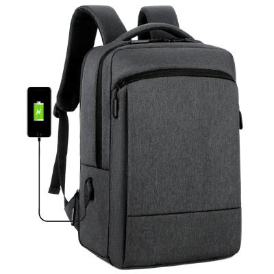 China With Custom High Quality Waterproof USB Sniper Computer Bag Anti-theft Management Laptop Backpack With USB Connector for sale