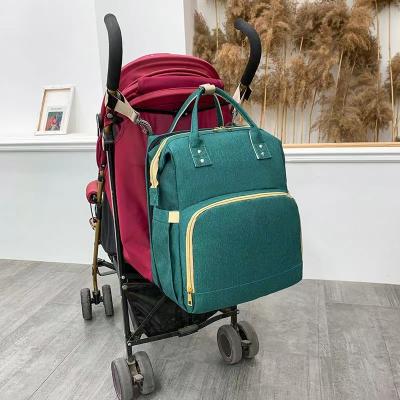 China New Diaper Bag Diaper Bag Backpack Large Capacity Mummy Dry Wet Separation Mother Backpack Creative Large Capacity Maternal Bag for sale