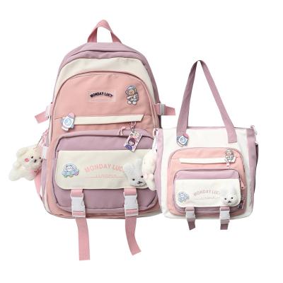 China New Style Large Capacity Anti-theft Sniper Japanese Casual School Bags Shape Kawaii Backpack And Handbag For Women for sale