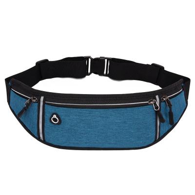 China 2022 New Custom Logo Waterproof Sport Fanny Pack Water Proof Sniper Belt Bag With Earphone Hole For Women And Men for sale