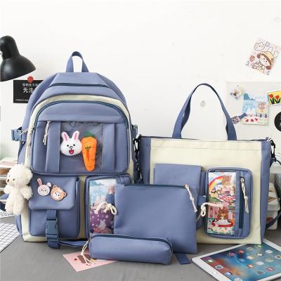 China Factory Cheap Multifunction Anti-theft Sniper Casual 4 in 1 Kids School Bags Set Fashionable Backpacks for Girls for sale