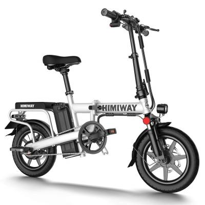 China 2020 carbon steel folding bike cheap electric foldable small mountain lithium battery drive electric bicycle for sale