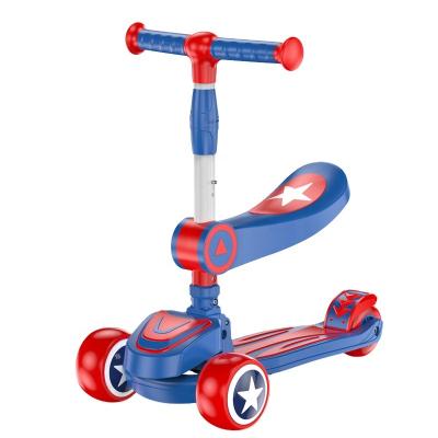 China China Factory Wholesale Cheap Price High Quality Kids Folding Scooter 3 Wheel With Lights Foot Pedal Kick Kids Scooter for sale