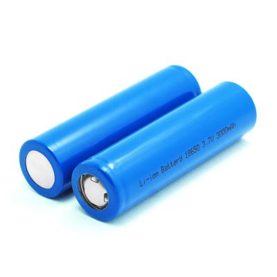 China Toys Rechargeable Lithium Ion Cell Batteries 18650 3000mAh 3.7V Li Ion Battery With CE,ROHS Certificate for sale