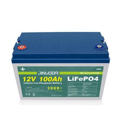 China Solar Energy Storage Systems Deep Cycle Battery Cells 12v 100ah Rechargeable Battery Solar Powered UPS Lifepo4 Storage Battery for sale