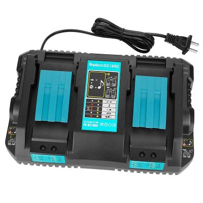 China Safety Substitute for DC18RC Dual Charger DC18RD 18V Lithium Battery Charger for sale