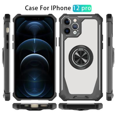 China Super Fanshion Simple Shield Protective Slide Window TPU+PC Anti-fall Ring Stand Phone Case For iPhone13 Case For iPhone13pro promax for sale