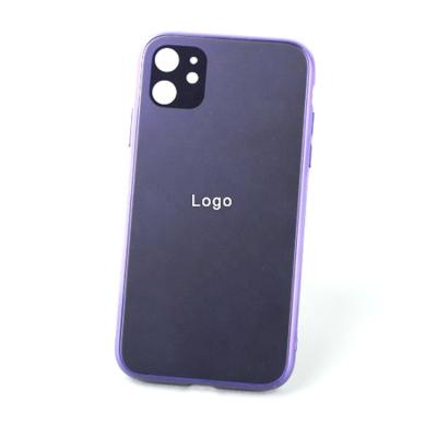 China Soft Matte Tpu Glass Case Back Cover Matte Glass Case Silicone Cover For Iphone 11 for sale