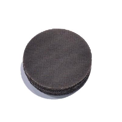 China High Quality AIMCHAMP Abranet Wood/Hand Sanding Mesh Handle Dry Discs Mesh Dust Free Sanding Discs Net Abrasive For Wood Metal for sale