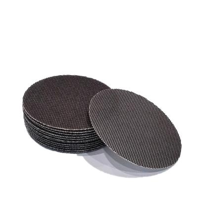 China Wood/Hand Sanding AIMCHAMP Silicon Carbide Sandpaper Sandpaper Mesh Dust Free Mirka Screen Sanding Disc Wholesale Abrasive Black Mesh Quality for sale