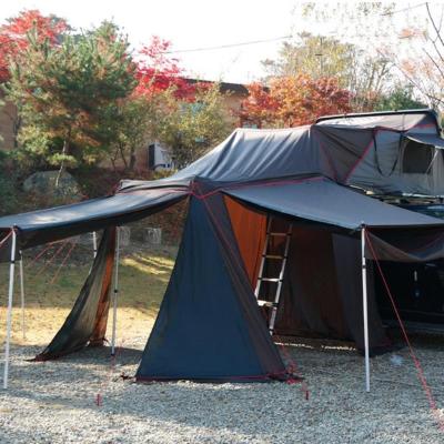 China Camouflage Camping Game Shell Annex Top Tent / Car Outdoor Cheap Aluminum Hard Roof Field For Car for sale