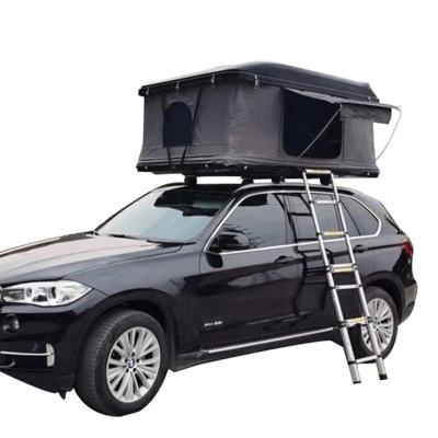 China Outdoor Camping Camouflage/Field Play Pop Up Shell Vehicle Open Car Roof Top Tent Box Hardtop Foldable Hard Top Roof Tent for sale