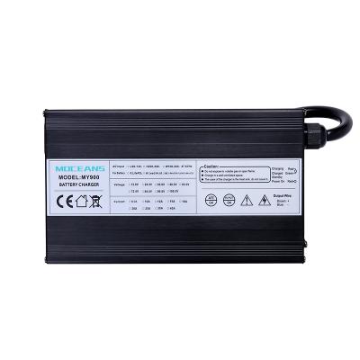 China MY-900W battery charger 48volts 14s 58.8v 15a club car battery charger 48v lithium ion battery charger for sale