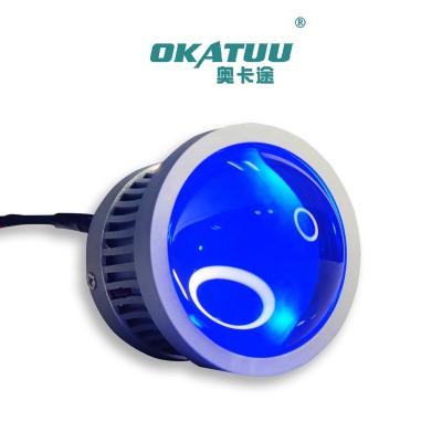 China Inch 25W LED High Low Beam Projector Lens Car High Low Front Light High Beam LED Angel Devil Eyes Light LED Motorcycle OKATUU 2.0 Beam Car Modification for sale