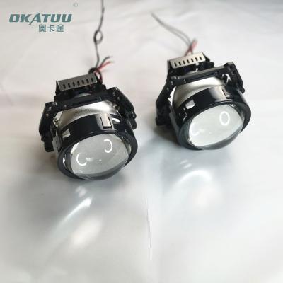 China OKATUU Projector Lens 7500LM 6000K Bi Led Driver LED Integrated Headlight Easy Retrofit 3.0Inch for sale