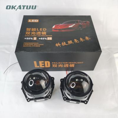 China OKATUU HM-90-1 Adjustable Beam Angle Dual Lens Projector Car Headlight With Single Reflector for sale