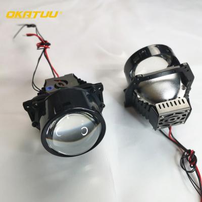 China Retrofit Beam Car Motorcycle Okatuu High Low Bi Led Spotlight Single Reflective Cheap LED Car Headlamp for sale