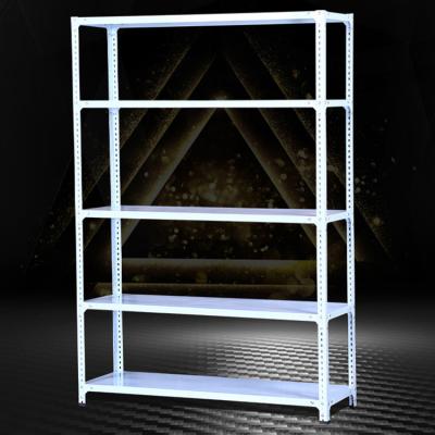 China Hot Selling Kingmore Boltless Warehouse Durable Light Duty Rack 5 Rows Corrosion Protection for sale