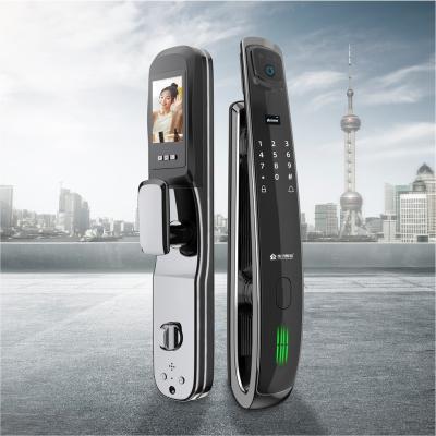 China 99Fingerprints Ttlock 3D Camera Face Recognition Smart Door Lock Camera with Camera and Doorbell for sale