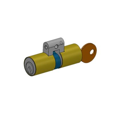 China China hot sale high quality steel door commercial round key anti-collision lock cylinder for sale