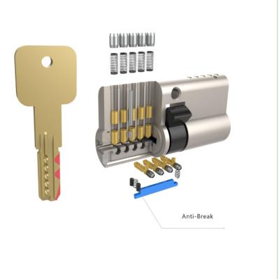 China China wholesale price steel hot selling door lock cylinder j132 profile brass cylinder for sale