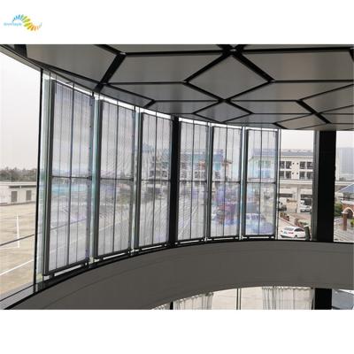 China High Resolution Transparent LED Screen For Enterprise Building 500*1000mm for sale