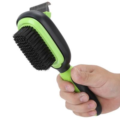 China Viable 5 in 1 Dual Side Pet Grooming Kit, Dog Grooming Brush Pet Dematting Massage Brush Comb for sale