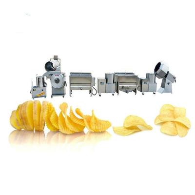 China Semi Automatische Aardappel Chips Machine Frozen French Fries die Machine maken Te koop