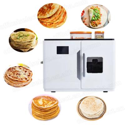 China Chapati roti flache Pfannkuchentortilla, die Brotbacken-Herstellermaschine der gebratenen Ente der Maschine hydraulische Teigpressemaschine herstellt zu verkaufen