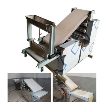 China Máquina da imprensa da tortilha de milho da pizza do envoltório do samosa da pele do momo de Rússia para fazer a máquina da panificação do pão árabe o fabricante automático miliampère do roti à venda