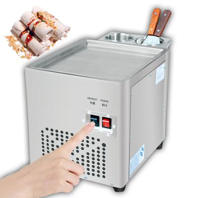 China Cuadrado Pan Fried Ice Cream Machine/sola máquina de la fuente de la fábrica del helado de Fried Ice Cream Roll Machine/de la fritada de Tailandia en venta