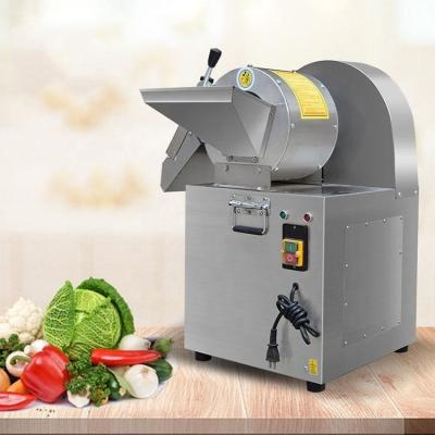 China Cortador vegetal comercial del precio de fábrica que corta destrozando la máquina de Chips Chopper Carrot Onion Potato Slicer Dicer de la fruta en venta