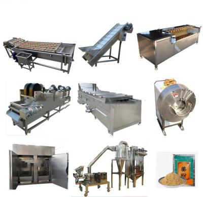 China Deshidratación automática de Ginger Garlic Powder Making Machine en venta