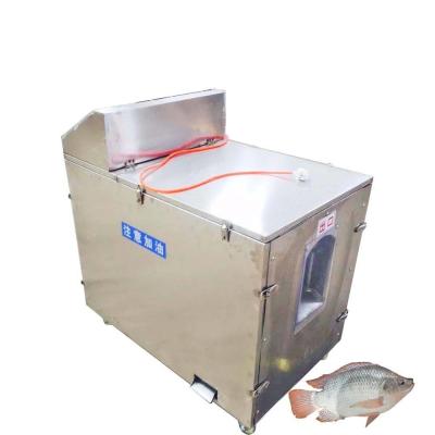 China Automatische Fischverarbeitungsmaschine Kabeljau Haken Fisch Forelle Lachs Wels Tilapia geräucherte Sashimi Schneider zu verkaufen