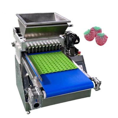 China Full Automatic Hard Lollipop Chocolate Gummy Candy Depositor Jelly Gummy Bear Sweet Make Machine for sale