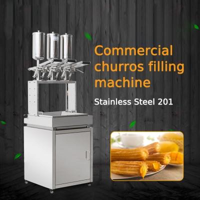 中国 Full Stainless Steel Street Food Snack Churro Extruder Machine With Fryer 販売のため