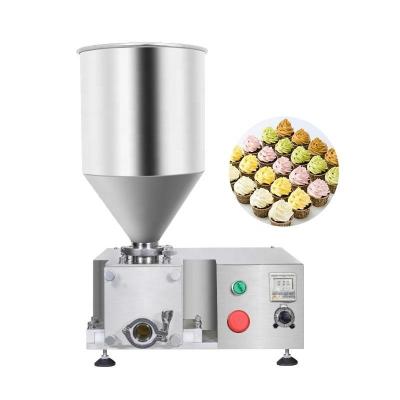 中国 Snack Semi Automatic Donut Cream Cheese Bread Filling Machine 110V 販売のため