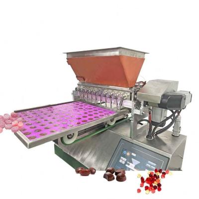 China Hot Selling Mini Candy Depositor Tabletop Big Hard Candy Manual Chocolate One Shot Depositor for sale