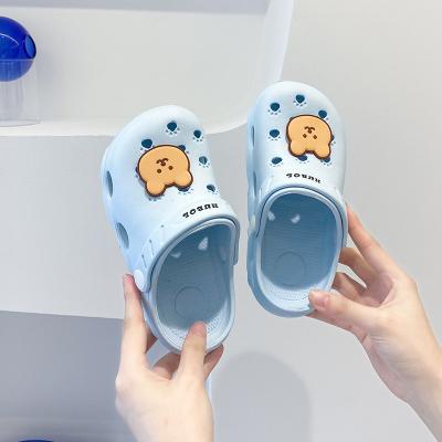 China 0912-8 Cartoon Bear Flip Flop Slippers Boys Girls Boys Lightweight Shoes Eva Clogs Beach Sandals for sale