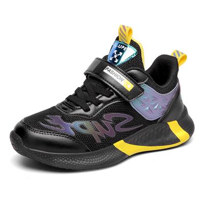 China New fashion HN4137 spring flat style children's shoes net outdoor sports shoes for sale