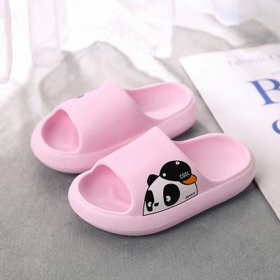 China Custom LOGO Children's Slippers Sandals Girls Summer Lit Shoes Boys Baby Parent Soft Soled Child Beach Slides Kids Slippers for sale