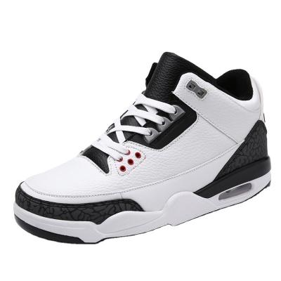 China Fashion trend HN2812 wholesale men's shoes outdoor sports high top basketball shoes board shoes for sale