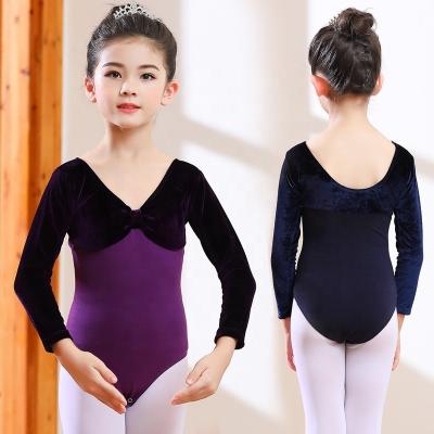 China Wholesale Comfortable High Quality Girls Ballet Shaping Low MOQ Two Piece Dancewear Set Dancer Skirt And Tights For Stage Performance for sale