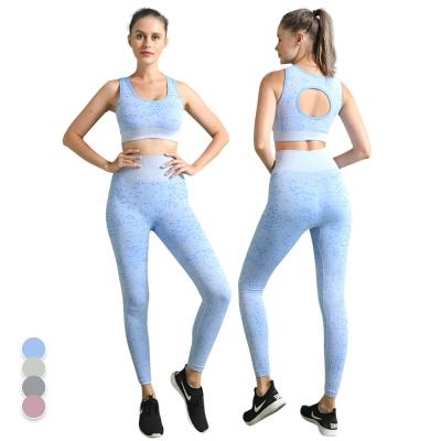 China Ama Larsi Fitness Wear Womens Plus Size Wicking Breathable High Humidity Exercise Yoga Set for sale